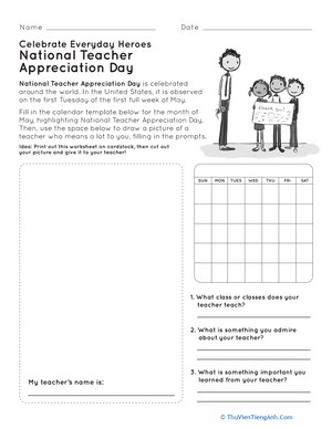 National Teacher Appreciation Day