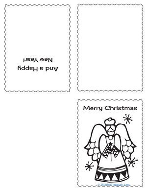 Christmas Card Coloring