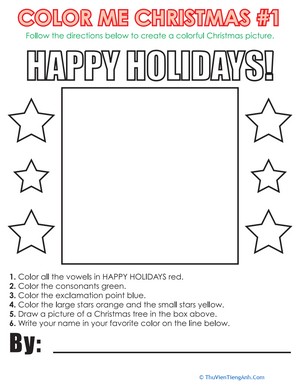 Christmas Coloring Activity