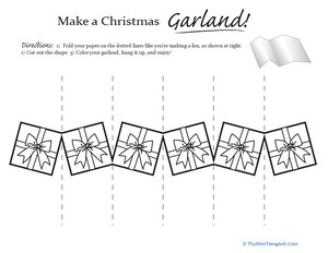 Christmas Garland Craft