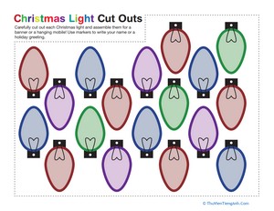 Christmas Light Cut Outs