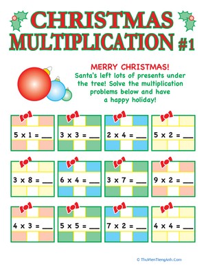 Christmas Multiplication #1