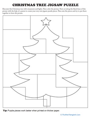 Create a Christmas Puzzle