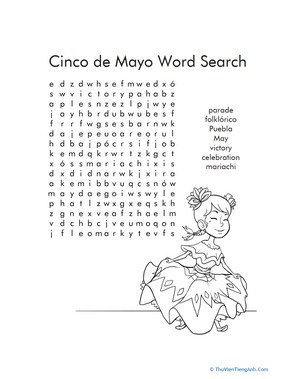 Cinco de Mayo Word Search