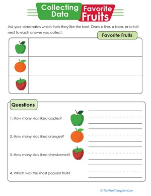 Collecting Data About Favorite Fruits