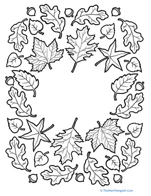 Fall Leaves Coloring