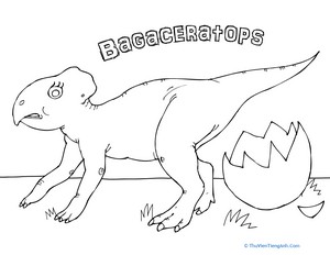 Color a Baby Bagaceratops