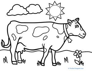 Color the Dairy Cow