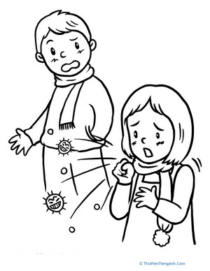 Color the Kid with a Cough
