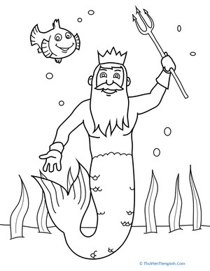 Color the King of the Sea