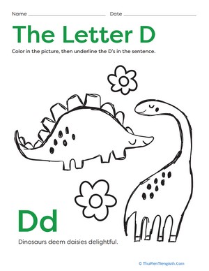 D is for Dinosaur!