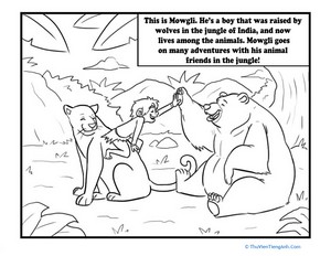 Jungle Book Coloring Page
