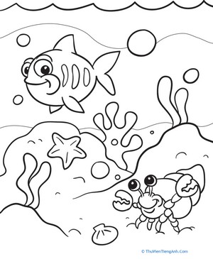 Under the Sea Coloring Page