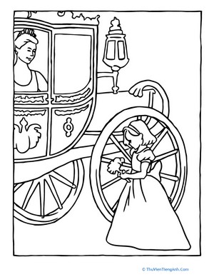 Royal Carriage Coloring Page