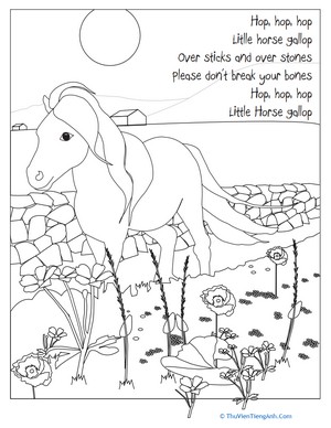 Color the Spring Pony