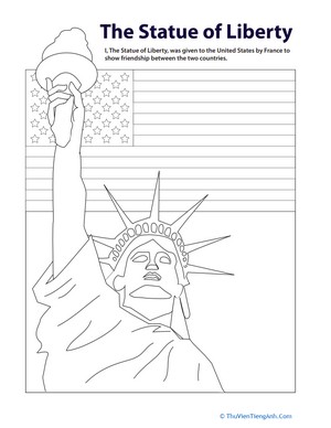 Color the Statue of Liberty