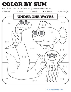 Color by Sum: Under the Waves
