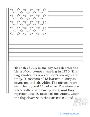 Colors of the American Flag