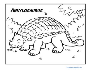 Ankylosaurus Coloring
