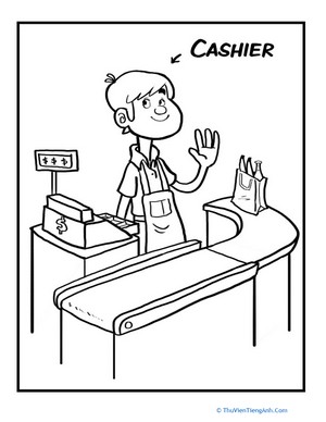 Color the Cool Cashier