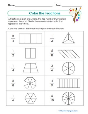 Color the Fractions