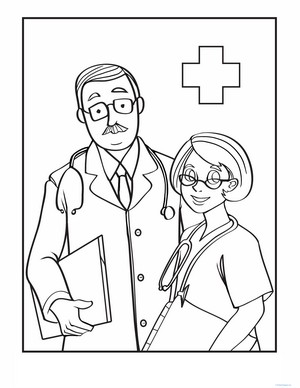 Color the Friendly Doctors