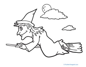 Wicked Witch Coloring Page