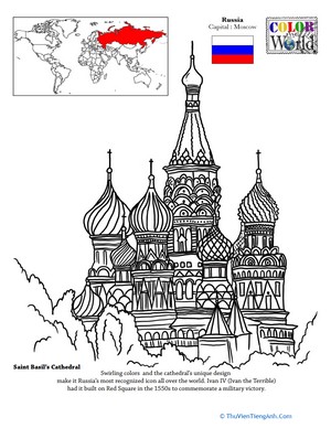 Color the World! St. Basil’s Cathedral