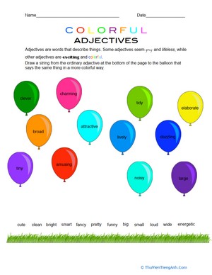 Colorful Adjectives