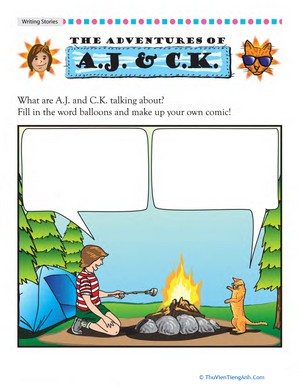 Cat Comics: Campfire