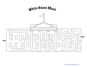 Complete a White House Maze!