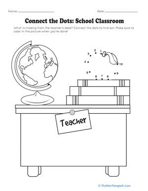 Connect the Dots: School Classroom