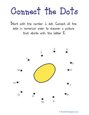 Connect the Dots: Practicing “E”