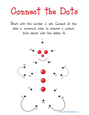 Connect the Dot Gingerman