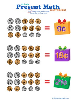 Counting Coins: Present Math I