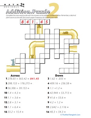 Cross-Number Puzzle #3