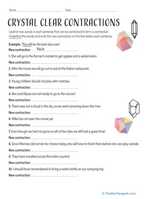 Crystal Clear Contractions