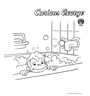 Curious George Bubble Bath