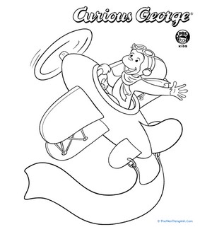 Curious George Coloring