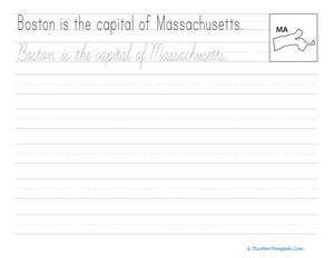 Cursive Capitals: Boston
