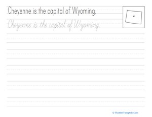 Cursive Capitals: Cheyenne