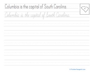 Cursive Capitals: Columbia