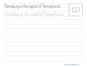 Cursive Capitals: Harrisburg