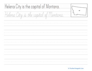 Cursive Capitals: Helena City