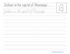 Cursive Capitals: Jackson