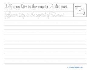 Cursive Capitals: Jefferson City