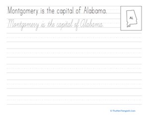 Cursive Capitals: Montgomery