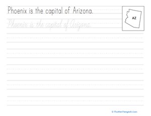 Cursive Capitals: Phoenix