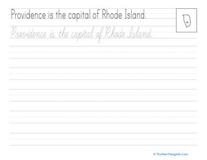 Cursive Capitals: Providence