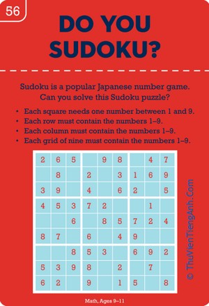 Number Know-How: Do You Sudoku?
